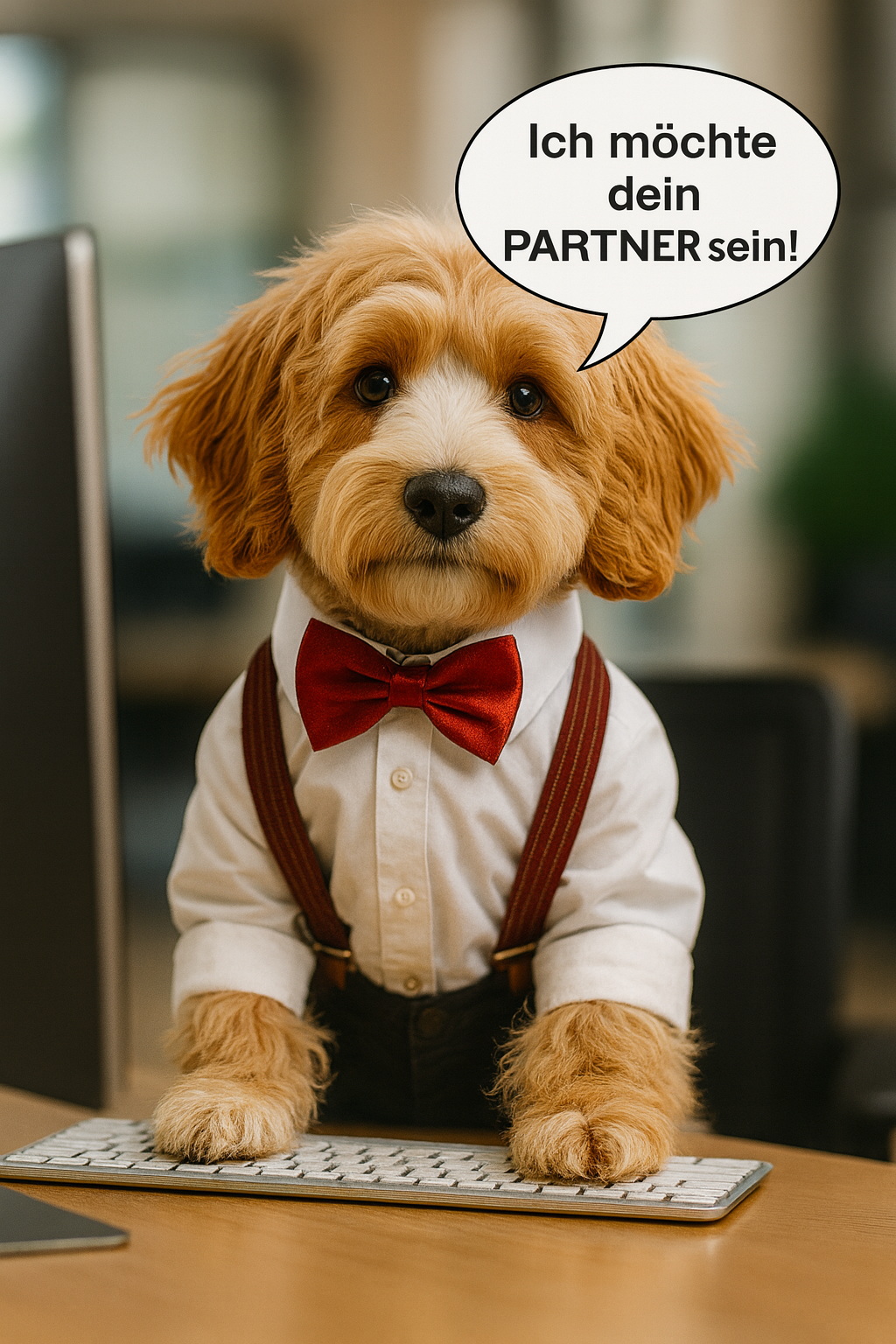 Partner mit Sprechblase