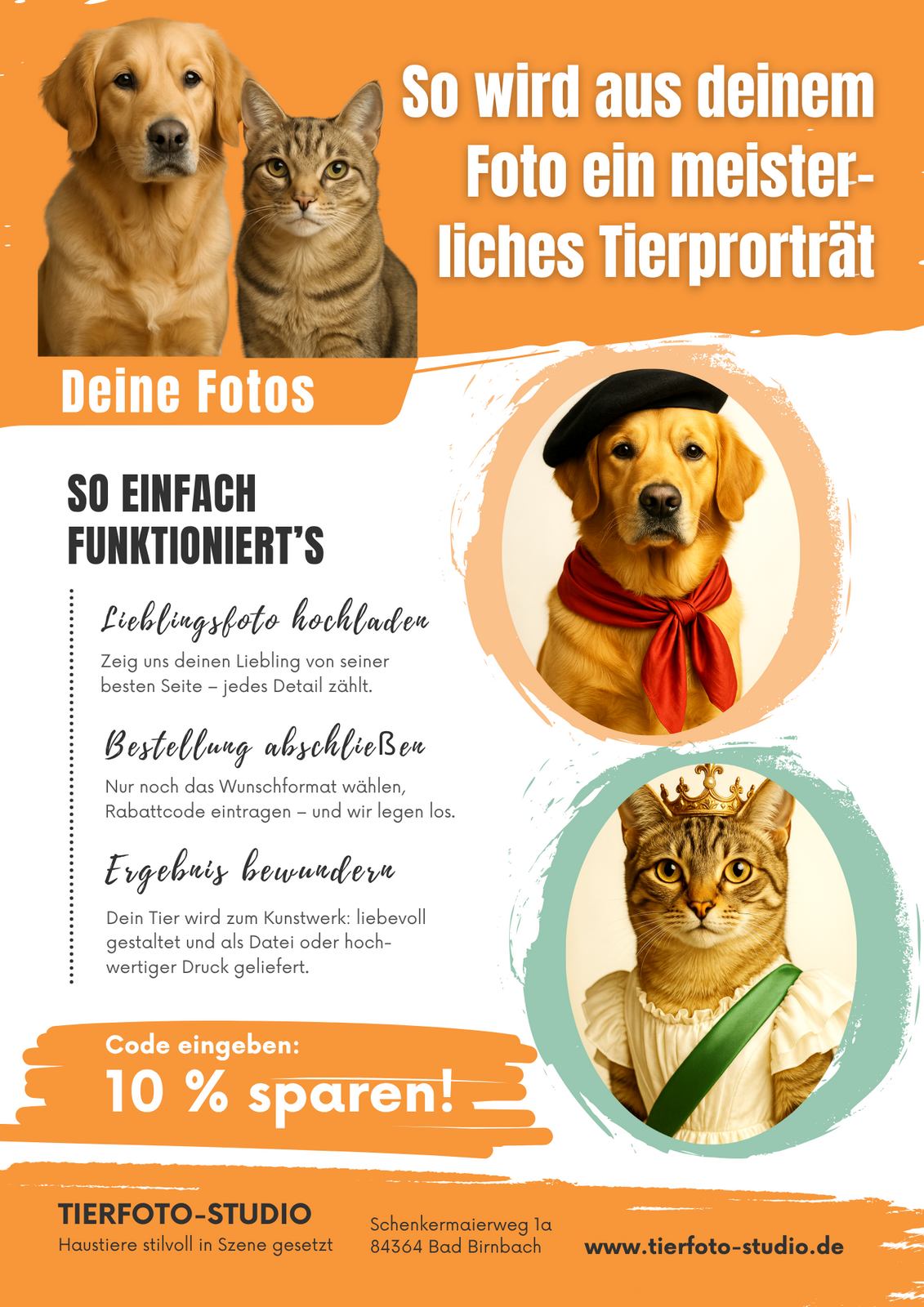 Flyer Hund Katze VS_Bildgröße ändern